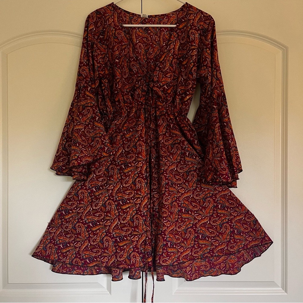 Boho Bell Sleeve Dress